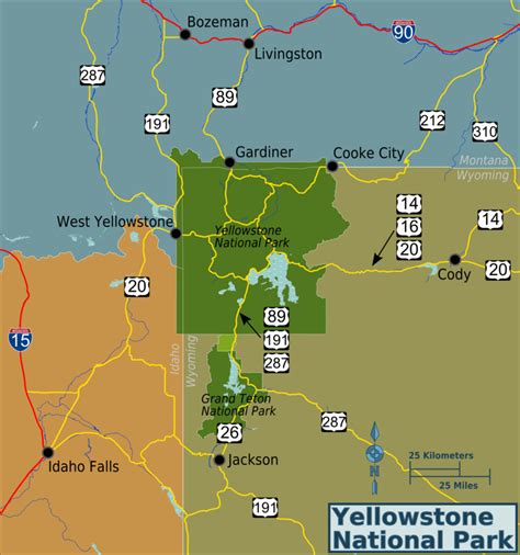 yellowstone national park united states area